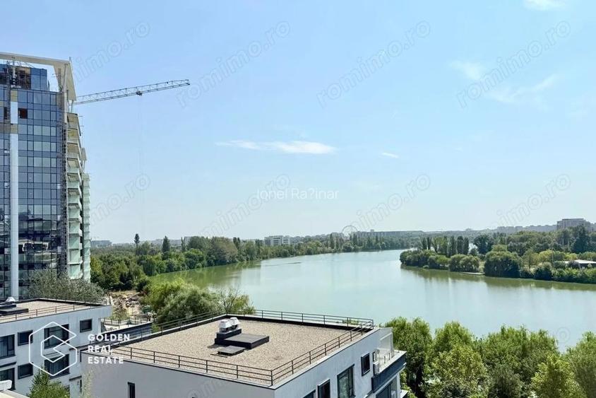 Penthouse spectaculos, zona Barbu Vacarescu, cu vedere la lacul Tei