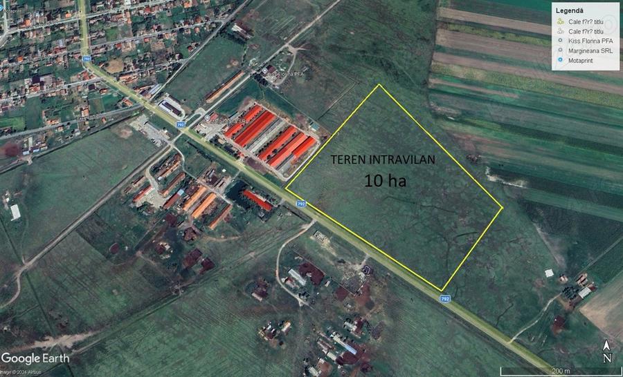 10 ha teren intravilan la sosea Nadab - 1