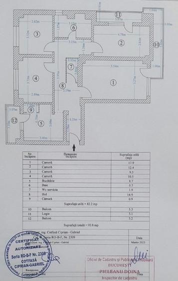 Berceni, Obregea, Ap.4 cam,2 bai, 3 balcoane. - 5