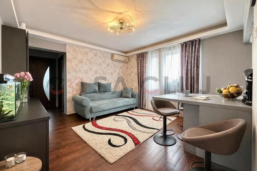 Apartament cu 3 camere semidecomandat, mobilat în Mănăștur — fotografia 2