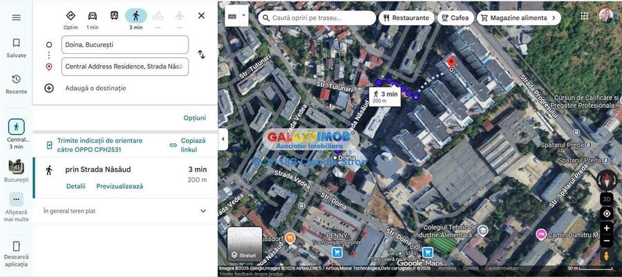 Apartament cu 2 camere decomandat, mobilat în 13 Septembrie