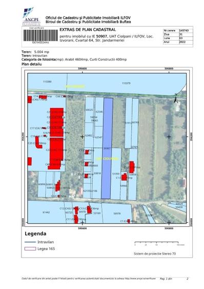 Teren Construcții intravilan de 5000 mp, în Izvorani