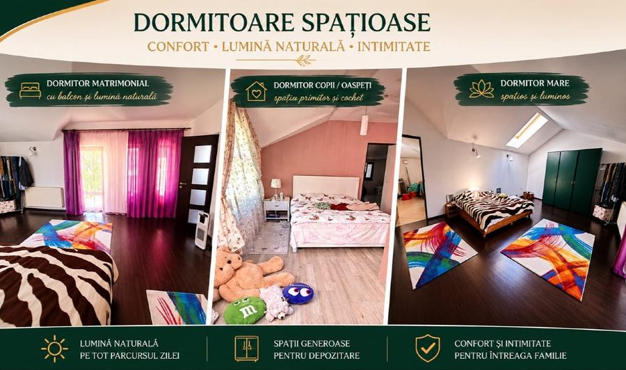 Casă individuală cu 4 camere cu Teren 660 Mp în Bucium