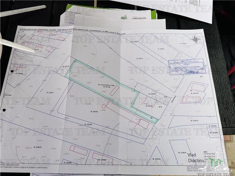 Teren intravilan 1135 mp superb, 785mp utili si 350 mp drum acces, GIULESTI, str - 7
