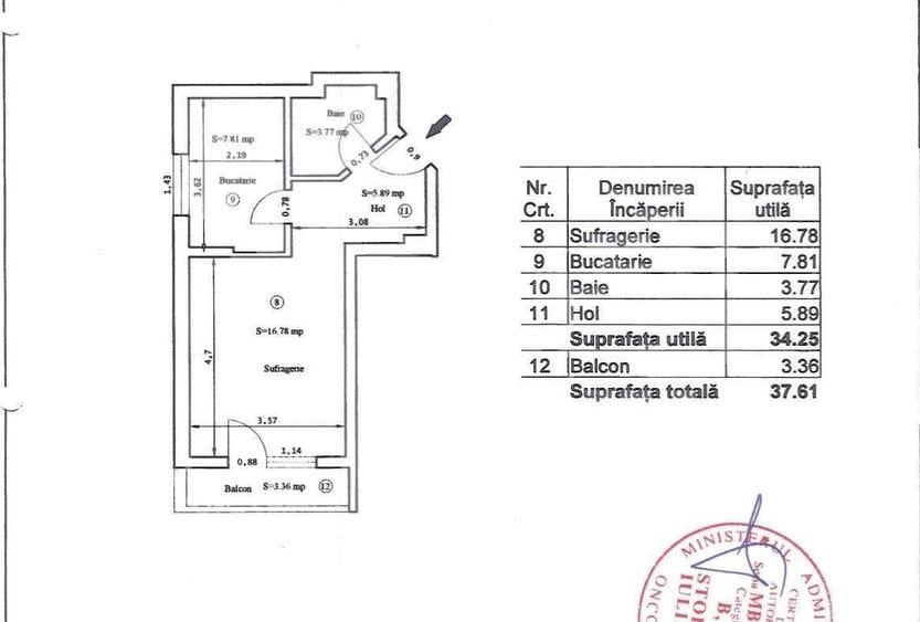 Vânzare garsonieră decomandată, Militari - Păcii - Turbomecanica - 13
