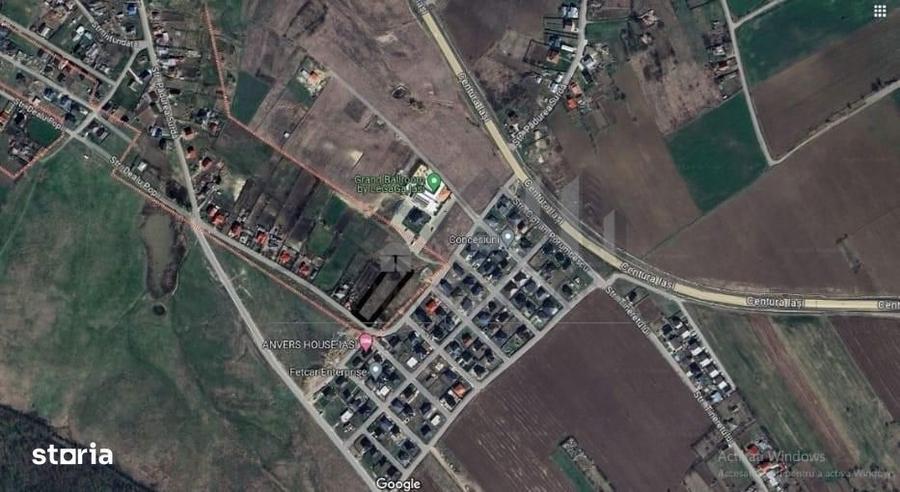 Cornesti - Miroslava teren 3500mp la asfalt cu toate utilitatile - 3