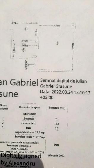 De vanzare Garsoniera Bragadiru, STRADA TOPAZ 27 - 2