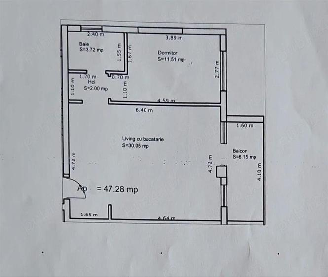 Apartament 2 camere cu balcon zona Calea Cisnadiei - 13