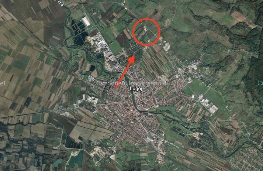 Teren la Centura pe partea cu orasul