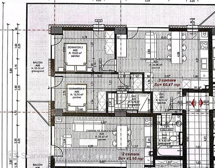 Apartament 3 camere, finisat lux, bloc nou, zona de Sud - 4