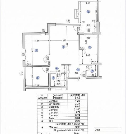 Apartament 3 camere 75mp | 88mp curte | 0 comision | Otopeni Golden Re - 16