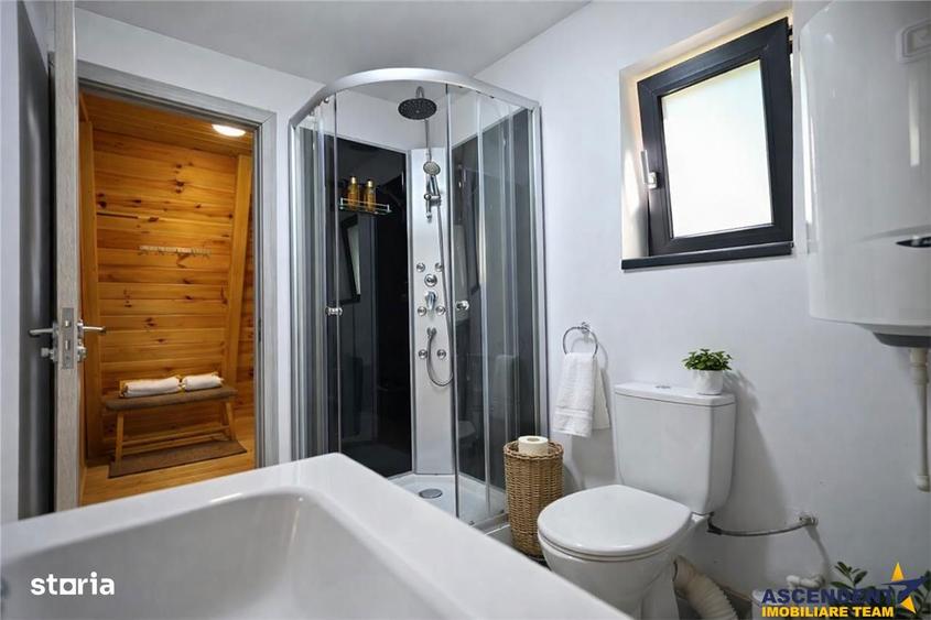 Eleganta,echipata casa A Frame,1.200 mp teren,deschidere Piatra Craiul - 14