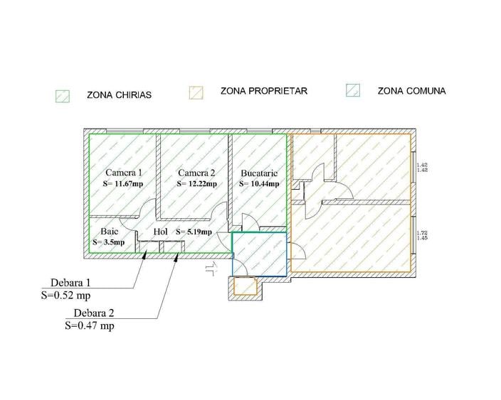 Apartament 2 camere de inchiriat - Metrou Aparatorii Patriei - 10