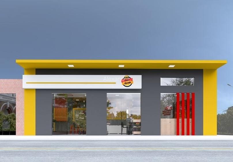 Spatiu comercial independent parter la strada intens circulata  amenajat