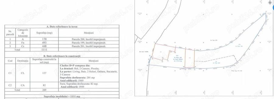 Casa in satul Colun ,cu D+P inalt ,sura mare si 1100mp teren - 8