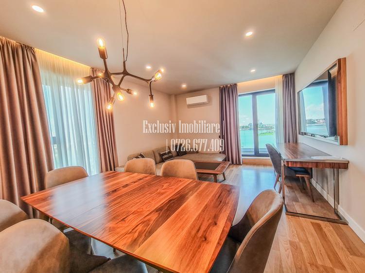 Vedere Frontala la Lac! Ap de LUX cu 3 camere si Parcare Subterana | termen lung - 8