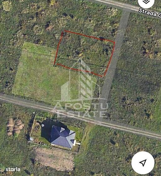 Teren intravilan de vanzare in Mosnita Noua Jud. Timis 752 mp - 2