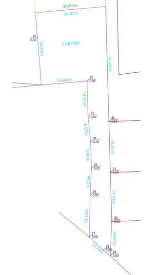 Teren intravilan Cotu Vames 1100 mp - 1