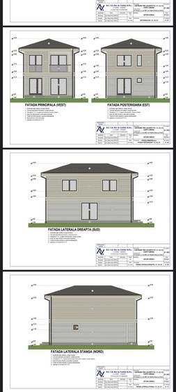 Teren 1000 mp cu Autorizatie valabila de Construire pentru 3 Case P+1 - 3