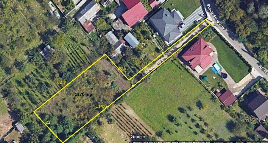 Teren intravilan, Nicolina strada Strugurilor - 2