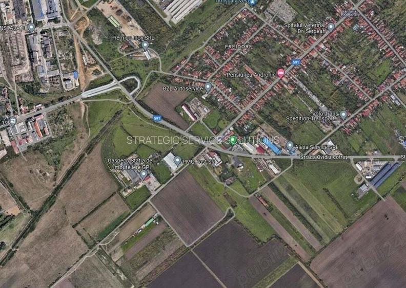 Teren 3500 mp, fs=40m, Timisoara, Sagului, PUZ industrial Teren 3500 mp, fs=40m, Timisoara, Sagului, PUZ industrial