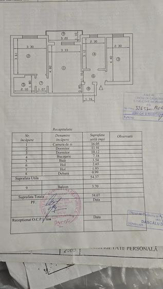Apartament 3 camere Semidecomandat - 3
