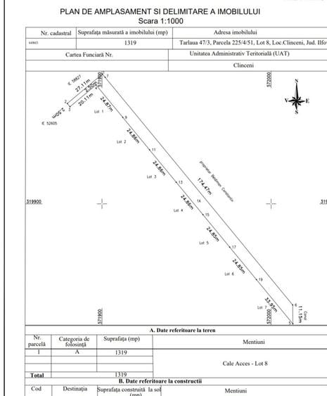 Teren Ordoreanu 500m2 Lotul 2 - 3
