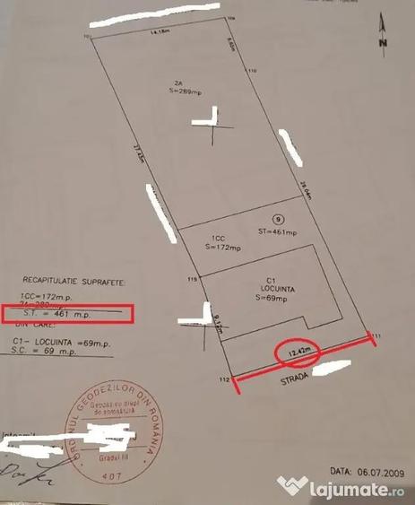 Teren --cartier E3-- 460mp (zona foarte buna ) - 1
