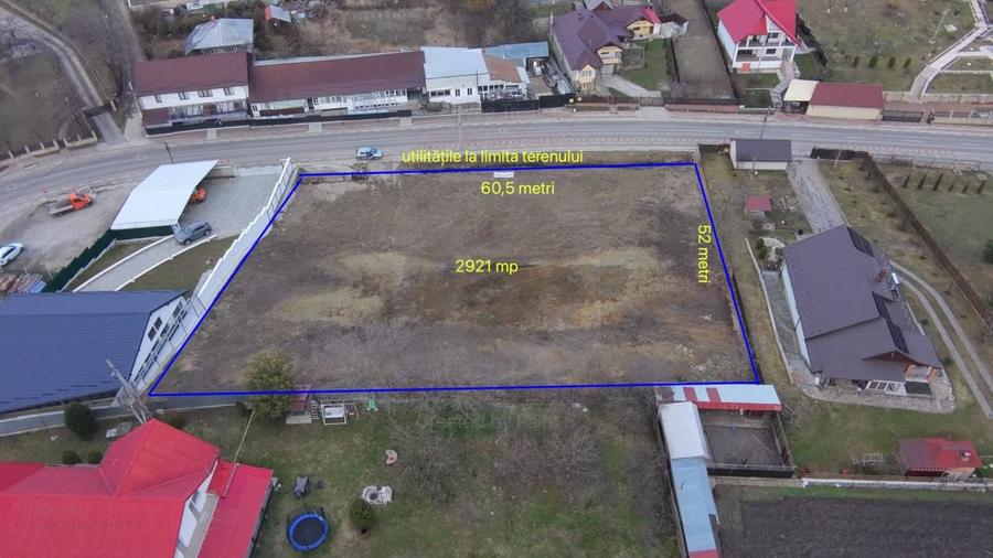 Teren 2921 mp Targu Neamt -Sos Baile Oglinzi - 1