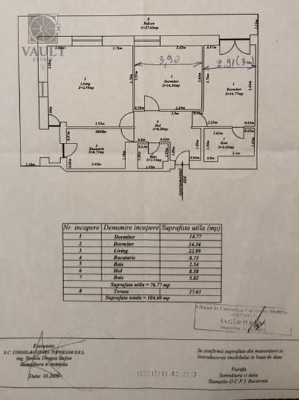 APARTAMENT 3 CAMERE-ASMITA GARDENS-TINERETULUI-MOBILAT UTILAT - 13