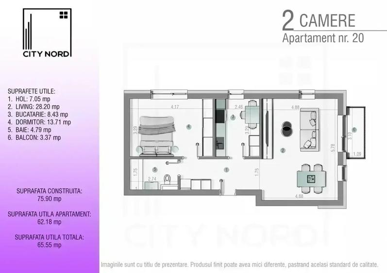 Direct Proprietar! Calduros, spatios si luxos - 0 comision - 10