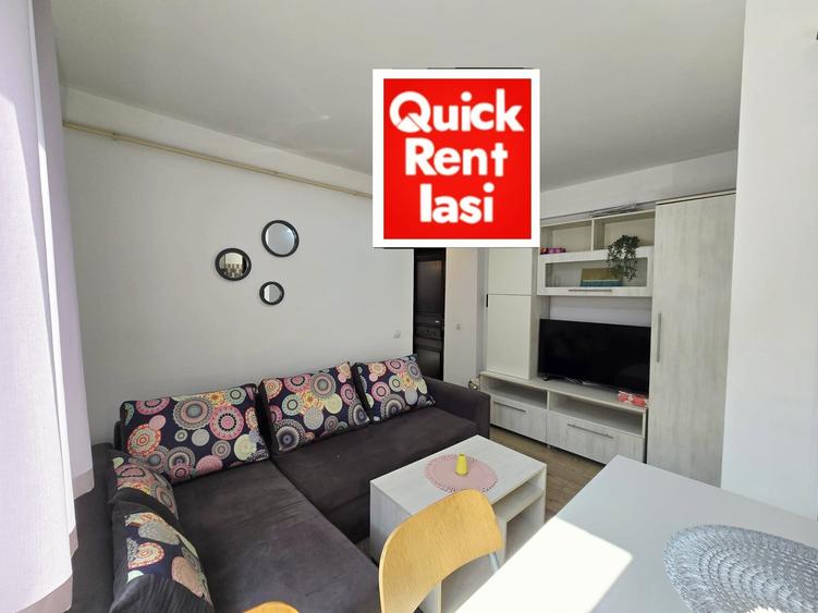 Centru Mitropolie- Palas Campus Apartament 2Camere Open Space Bloc Nou - 2