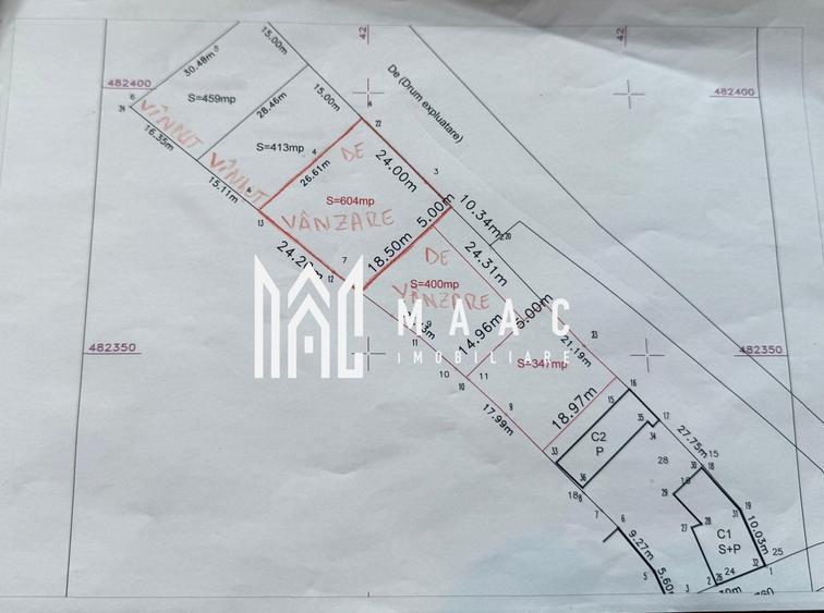 Teren constructii | 2 parcele | Utilitati | PUZ | Sura Mica - 1