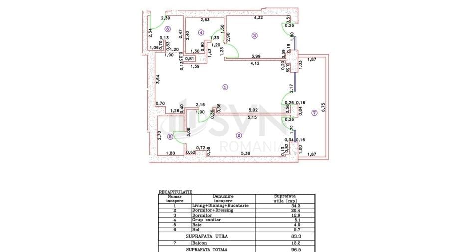 REA1026039 Cortina 126 I Apartament 3 camere I Finisaje premium - 10