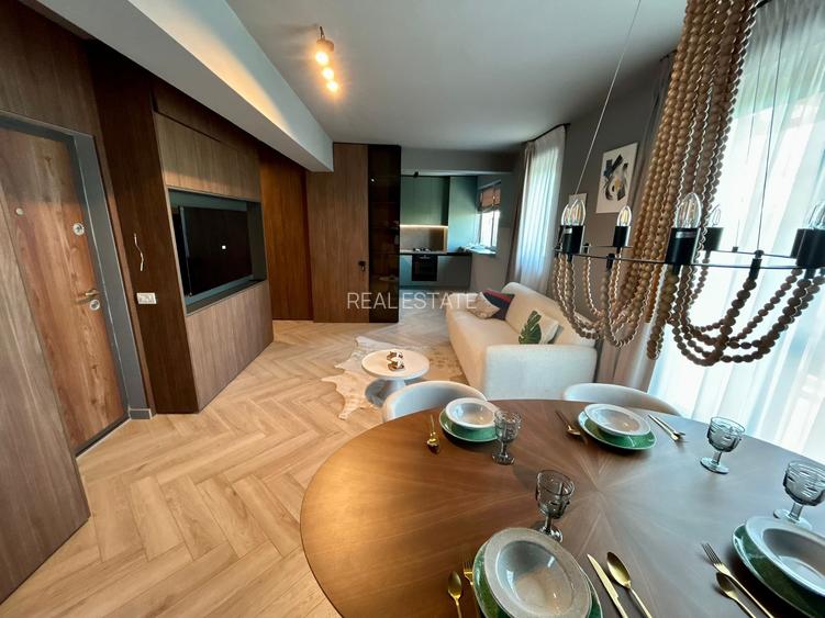 Premium  apartament 3 camere , tip Penthouse || Terasa 60mp || Straulesti