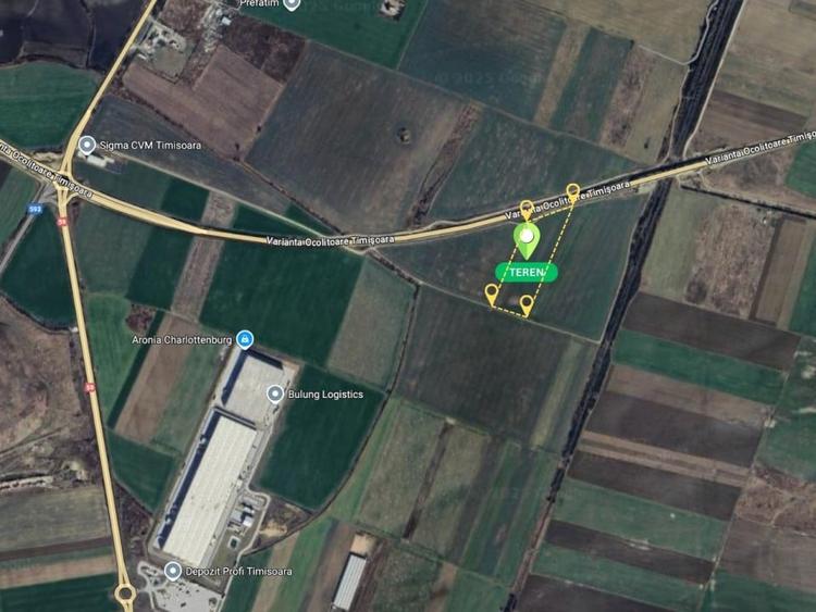 Teren Intravilan INDUSTRIAL | SAG-TIMISOAR | COMISION 0% - 2