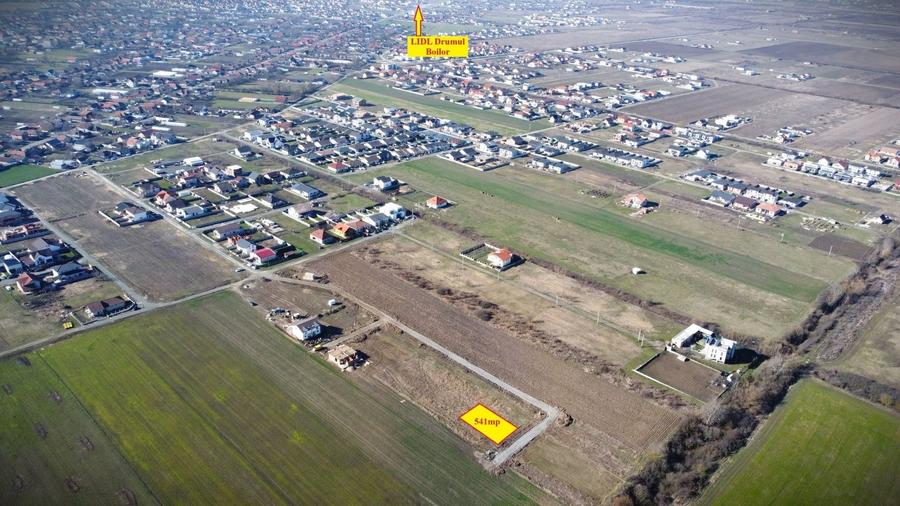 Teren de vanzare Mosnita, cu gaz, curent, apa retea - 41.500E+TVA - 5