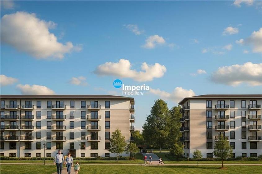 Apartament 2 cam OS, 43 mp etaj intermediar zona Bucium - Visan - 2