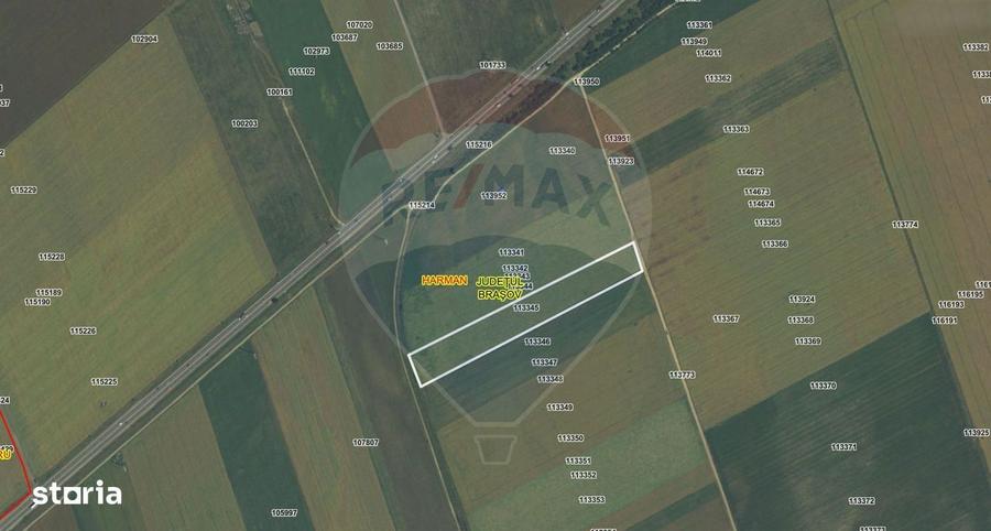 Teren - proiect aprobat pentru Parc Fotovoltaic 2 MW | Harman, jud. BV - 2