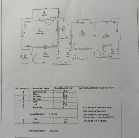Apartament cu 3 camere+parcare Chindia Parc Residence - 3