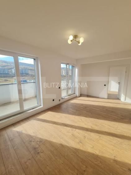 Apartament finisat, 52 mp utili, terasa 34 mp, bucatarie inchisa, garaj Apartament finisat, 52 mp utili, terasa 34 mp, bucatarie inchisa, garaj