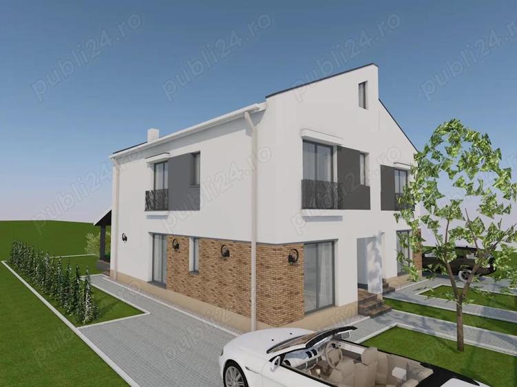 2 locuinte individuale, P+E, 5 camere, 3 bai, 115 mp utili + terasa acoperita 20 mp - 4