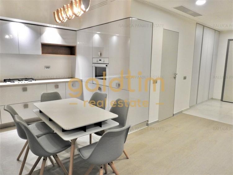 Apartament cu 3 camere semidecomandat, mobilat în Pipera