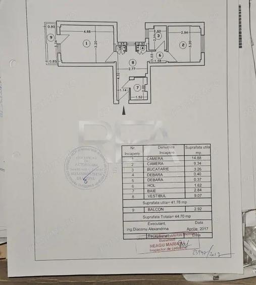 Apartament 2 Camere , Decomandat , Etaj 3/10 , Brancoveanu - 11