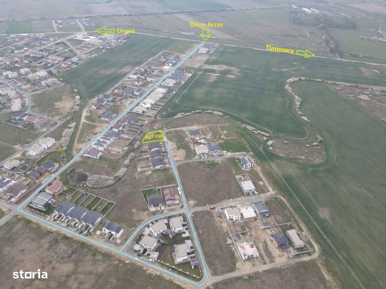 Teren de vanzare in Urseni 633 mp Comision 0 - 4