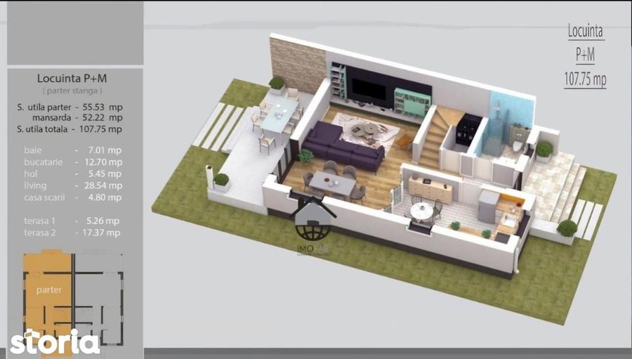 COMISION 0%, Duplex 4 Camere, 108 mp, 335 Teren, La Intrare SACALAZ - 10