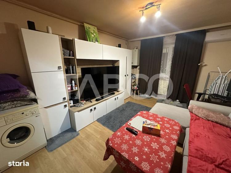 Garsoniera mobilata si utilata la etaj 2 zona Broscarie Sibiu - 7