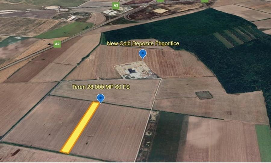 Vanzare Teren 28,000 MP Intravilan Tarla 8-Ștefanestii de Jos, Zona nod A3 – A0 - 1