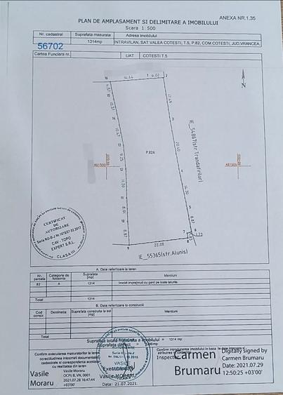 Teren Intravilan 1314 mp Cotesti Vrancea Focsani - 1