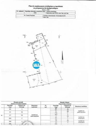 Teren Construcții intravilan de 1218 mp, în Păcurari